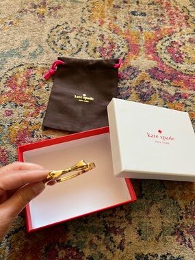 kate spade gold bow bracelet